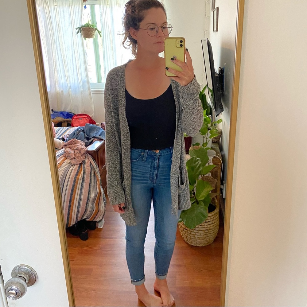 Gray Cardigan